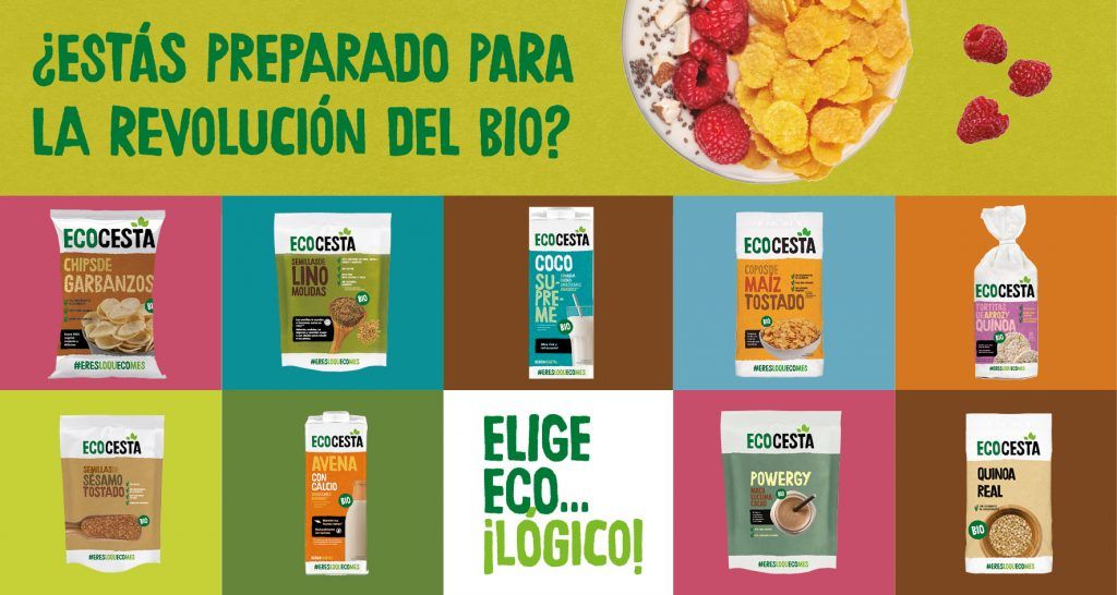 Ecocesta renueva su imagen y packaging mucho más alegre y fresco, con la misma calidad y sabores inolvidables